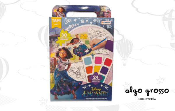 PINTANDO C/ACUARELAS ENCANTO 30HOJAS P/COLOREAR ART.DNE01148