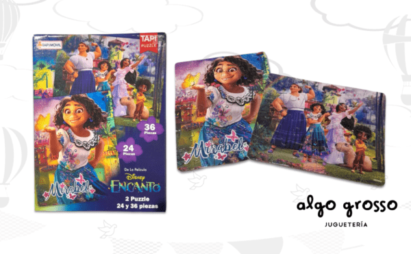 ENCANTO PUZZLE X2 24 Y 36PS art.DEN01145