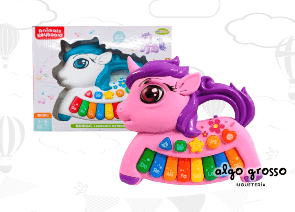 ORGANO UNICORNIO CON LUZ Y SONIDO art.MTK016/6355