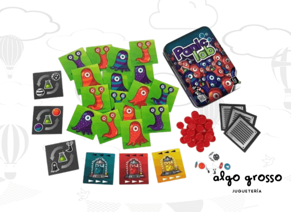 PANIC LAB JUEGO DE CARTAS EN LATA
