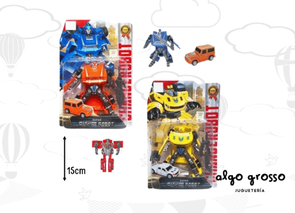 TRANSFORMER DE 15CM CHANGEROBOT  "ALTERNATIVOS" art.163141