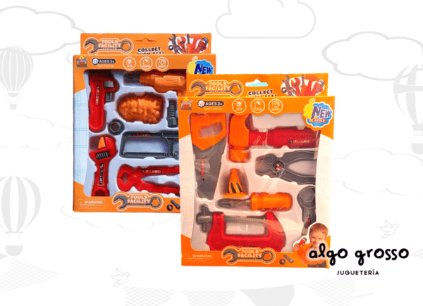 SET DE HERRAMIENTAS 8 PIEZAS EN CAJA art.52062
