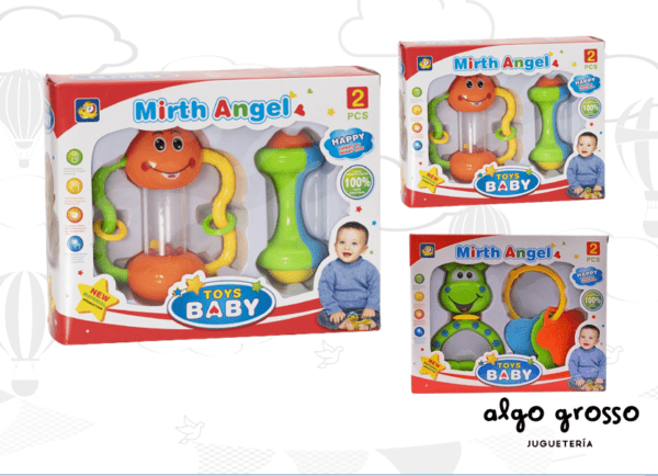 SET 2 SONAJEROS EN CAJA art.51384