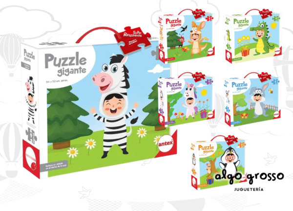 PUZZLE GIGANTE DISFRACES 9 PIEZAS - MODELOS SURTIDO art.3040