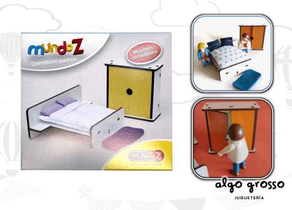 DORMITORIO PADRES MUNDO Z MUEBLES DE MADERA art.Z-DORPAD