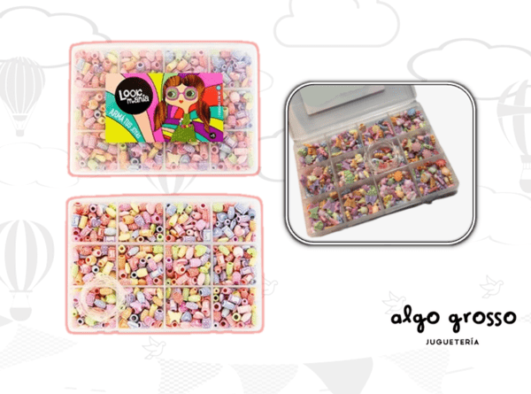 CAJA 12 DIVISIONES FANTASIA PARA ARMAR BIJOU art.LOOK12