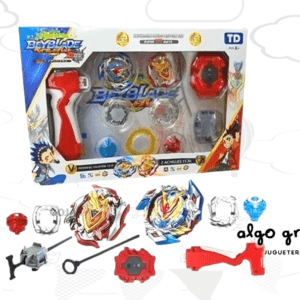 BEYBLADE 2 TROMPO CON LANZADOR SUPER SERIE "ALTERNATIVO"