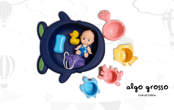 BATH TOYS JUEGOS PARA BAÑO 9PZAS art.001B