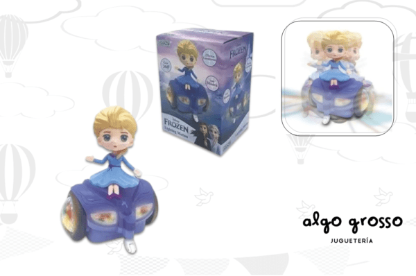 FROZEN LIGHTING MOTION GIRA 360 C/MUSICA Y LUZ art.2455