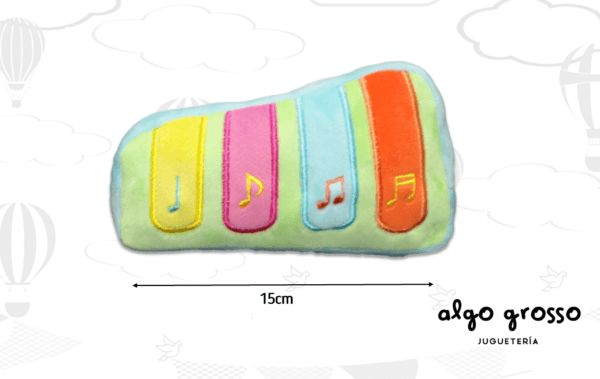PIANO SOFT C/SONIDO 4 NOTAS 18CM art.2491