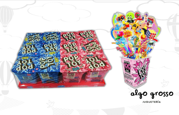 POP A TOY SORPRESA EN POTE DE YOGURT 8CM art.6092