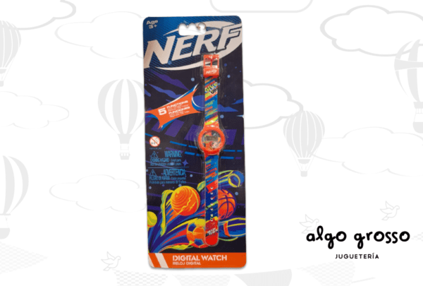 RELOJ DIGITAL NERF 5 FUNCIONES art.NERJ6-IN
