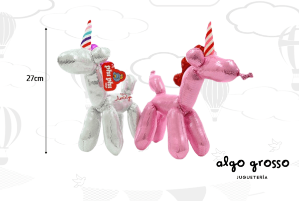 UNICORNIO SOFT TIPO GLOBO 27CM art.8044