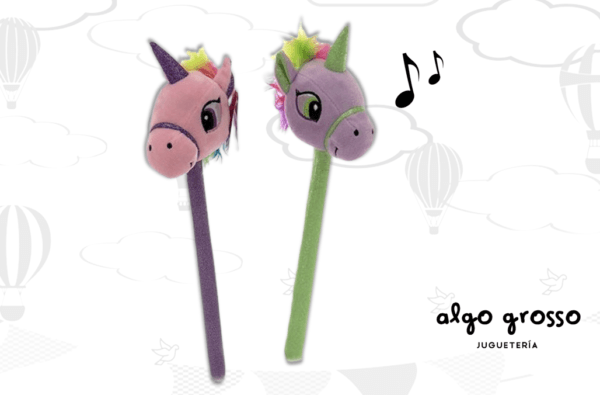 UNICORNIO CON PALO Y SONIDO art.9600