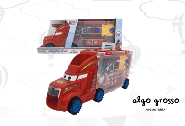CARS CAMION LAUNCHER TRUCK C/LANZADOR 2 AUTOS 28CM art.2452