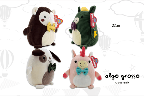 ANIMALES SOFT/VETAS C/MOÑO 22CM art.8107