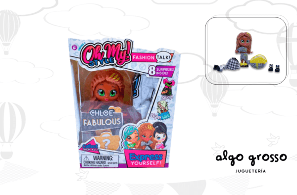 OH MY STYLE MUÑECA 8CM FASHION TALK CHLOE art.IK0165
