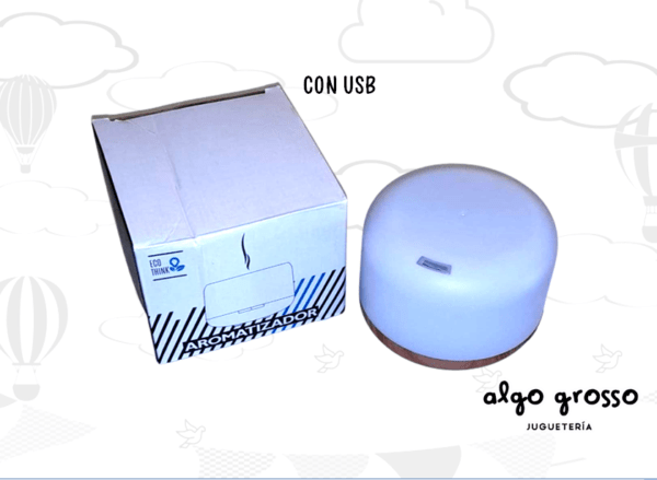 AROMATIZADOR REDONDO 14CM CON USB art.8721