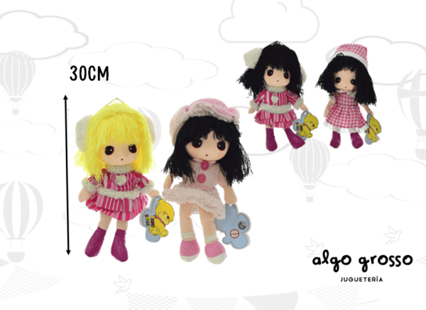 MUÑECA SOFT 30CM art.L1107