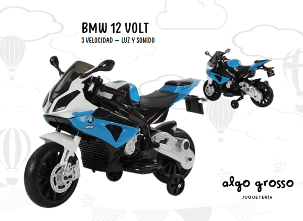 MOTO BATERIA 12V BMW "LUZ Y SONIDO" H30K art.S1000