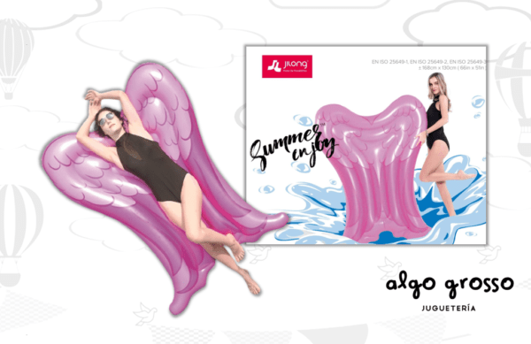 COLCHONETA INFLABLE ALAS 168X130CM art.37488