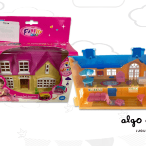 CASA DE MUÑECAS MINI C/ACC FAMILY NEW 18X13CM art.50558