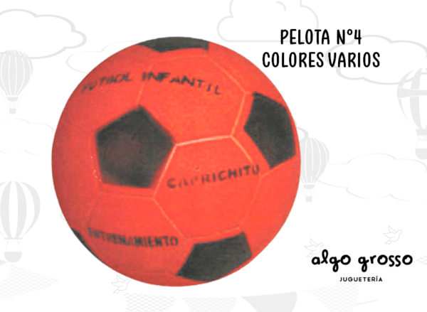 PELOTA GOMA PAPI FUTBOL N4 art.P0602