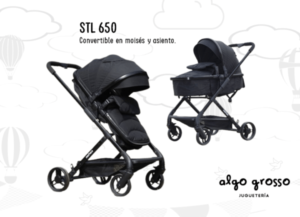 COCHE DE BEBE CONVERTIBLE MOISES/ASIENTO art.SLT650