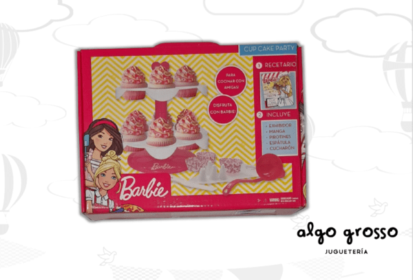 BARBIE CAJA VALIJA CHEF CUP CAKE PARTY art.BB9993E