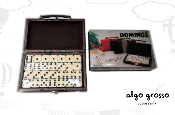 DOMINO EN VALIJA SIMIL CUERO art.FDDOM357