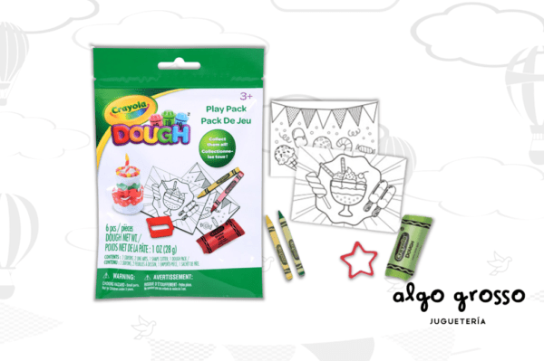 CRAYOLA DOUGH PLAY PACK SET P/PINTAR Y MOLDEAR art.11994