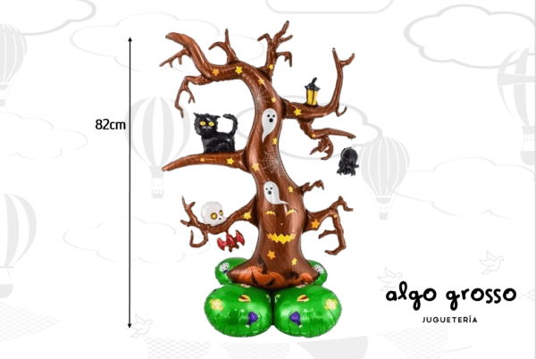 HALLOWEEN GLOBO ARBOL EMBRUJADO C/CALABAZA 82CM art.5422