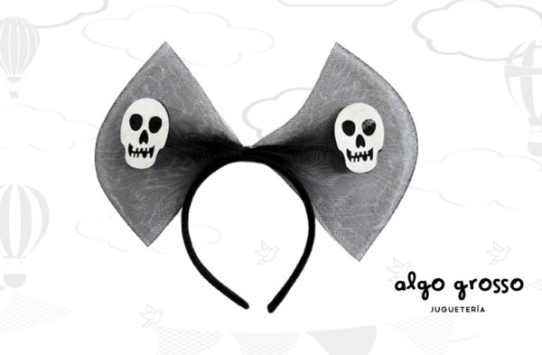 HALLOWEEN VINCHA C/TUL CALAVERA/CALABAZA art.4060