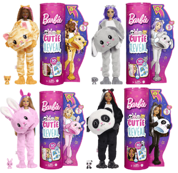 BARBIE MUÑECA CON DISFRAZ +10 SORPRESAS art.HHG18 - Imagen 2