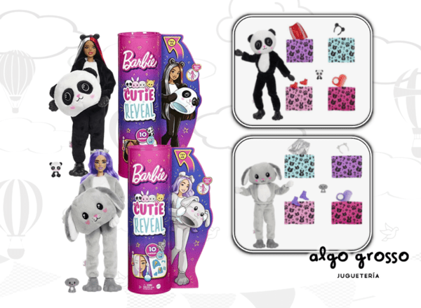 BARBIE MUÑECA CON DISFRAZ +10 SORPRESAS art.HHG18