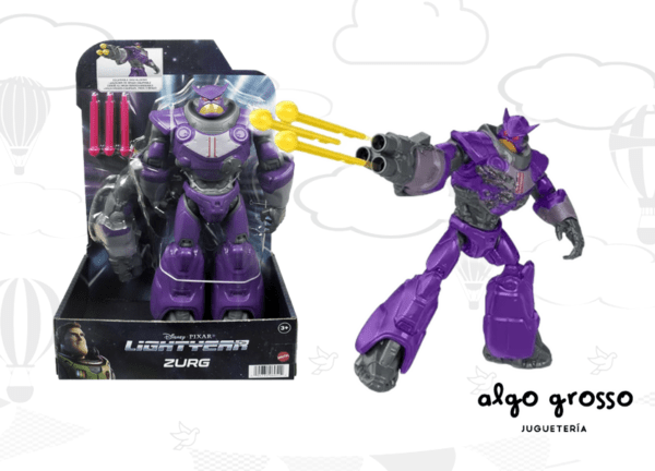 LIGHTYEAR FIGURA ZURG 28CM LANZA DARDOS art.HHJ72