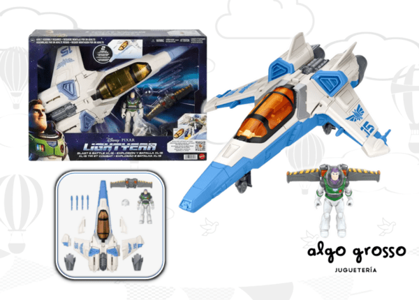 LIGHTYEAR "EXPLOSION Y BATALLA XL-15" NAVE + FIGURA + ACCESORISOS art.HHJ56