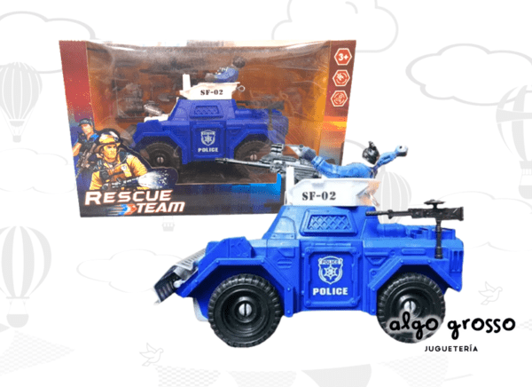 SET POLICIA "FIGURA + VEHICULOS + ACCESORIOS" art.BL3328