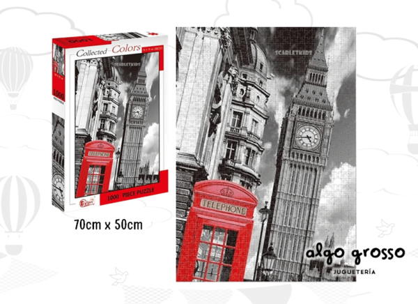 PUZZLE 1000 PIEZAS "CABINA TELEFONICA ROJA/SUN" art.BL9028