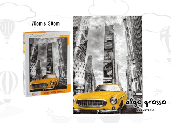 PUZZLE 1000 PIEZAS "AUTO AMARILLO/SUN" art.BL9029