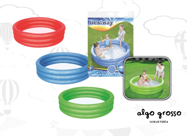 BESTWAY PILETA CIRCULAR 3 AROS 1.52x31cm art 51026
