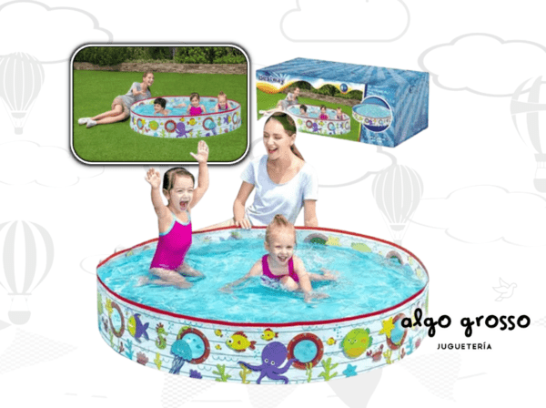 BESTWAY PILETA RIGIDA "ORCAS Y TIBURONES" 152x25cm art.55029