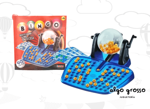BINGO CON BOLILLERO PLASTICO 90 N° art.878