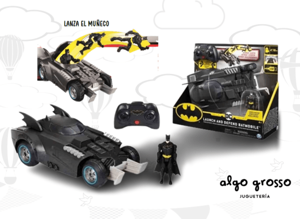BATMAN AUTO RADIO CONTROL "LANZA FIGURA" art.92300