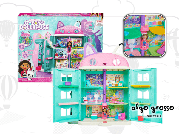 LA CASA DE GABBY CON SONIDO + 2 FIGURAS + 15 ACCESORIOS art.36200