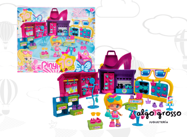 PINYPON TIENDA FIGURA Y + DE 70 ACCESORIOS art.16208