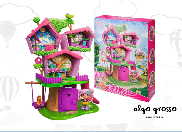 PINYPON CASA DEL ARBOL FIGURA + 20 ACCESORIOS art.16652