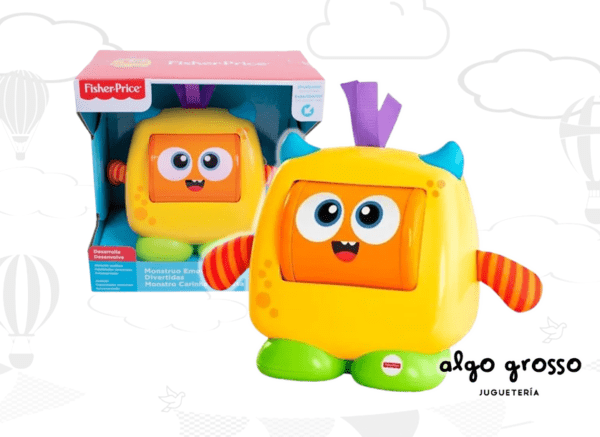 FISHER PRICE MONSTRUO EMOCIONES DIVERTIDAS SONIDO art.FFC30