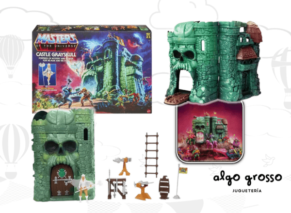 HE MAN CASTILLO DE GRAYSKULL FIGURA + ACCESORIOS art.GXP44