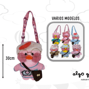 CARTERA LALAFAN PATO PELUCHE 25CM "ALTERNATIVO"